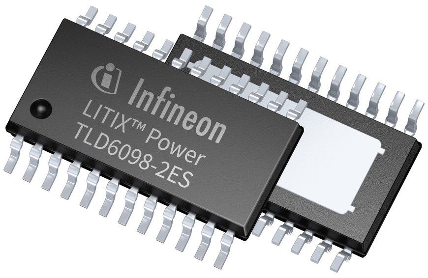 Infineon expands the LITIX™ Power family with a dual-channel DC-DC controller for full LED headlamps without a microcontroller